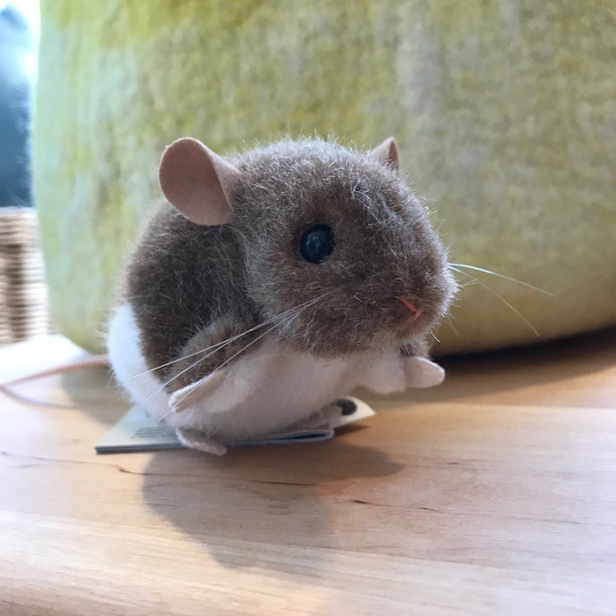 Maus braun / weiß