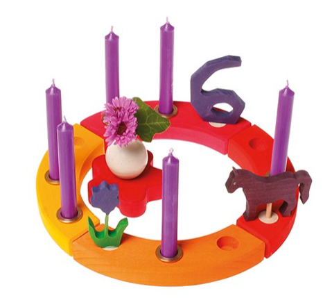 Stecker lila Blume