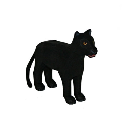 Schwarzer Panther schwarz