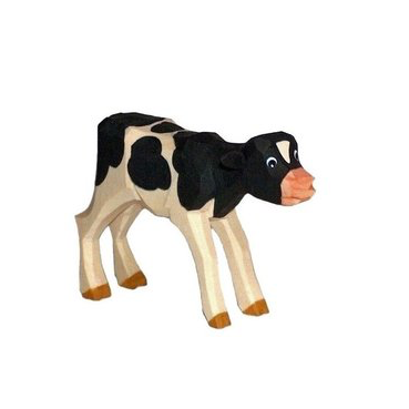 Kalb, schwarz, stehend