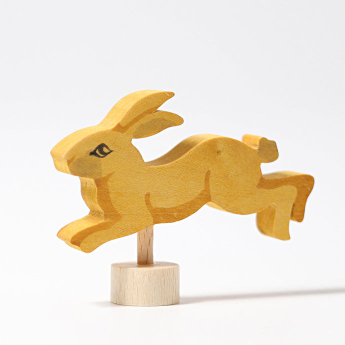 Stecker Hase springend handbemalt
