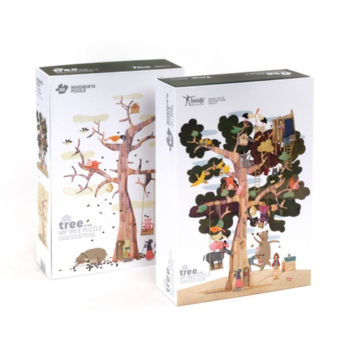 Londji Puzzle 50 Teile my Tree 2seitig Frühling/Herbst