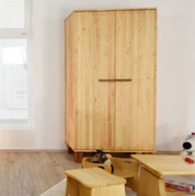 Schrank mit Mittelwand, Erle WDL