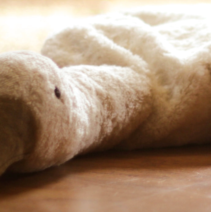 Kuscheltier Linen Gans mit Wärmekissen groß