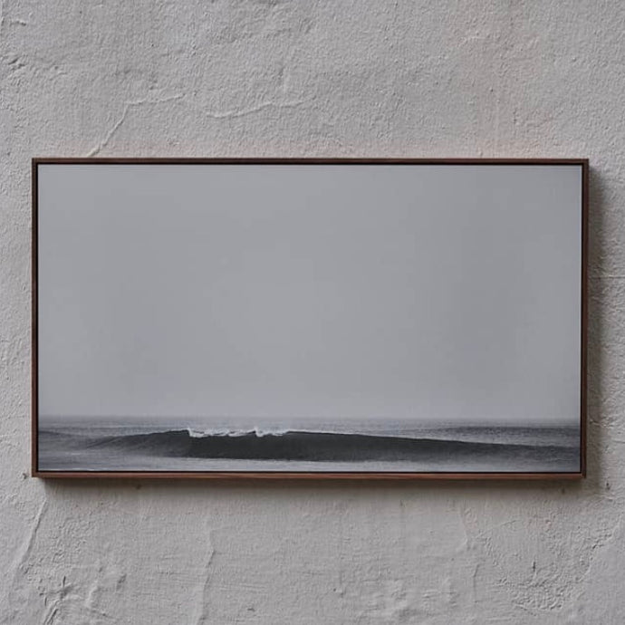 Tim Wendrich Fotografie - NORDSØEN (Welle) Europäisch  Nuss Schattenfugenrahmen