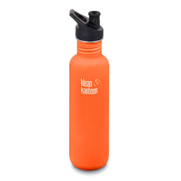 Trinkflasche Klean Kanteen 800ml, Classic Loop/Sport Cap