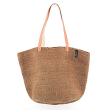 Shoulderbag M, Sisal, Braun