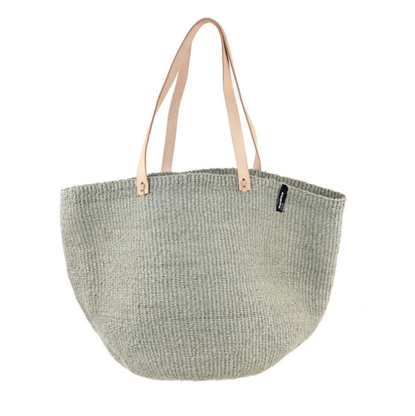 Shoulderbag M, Sisal, Grau