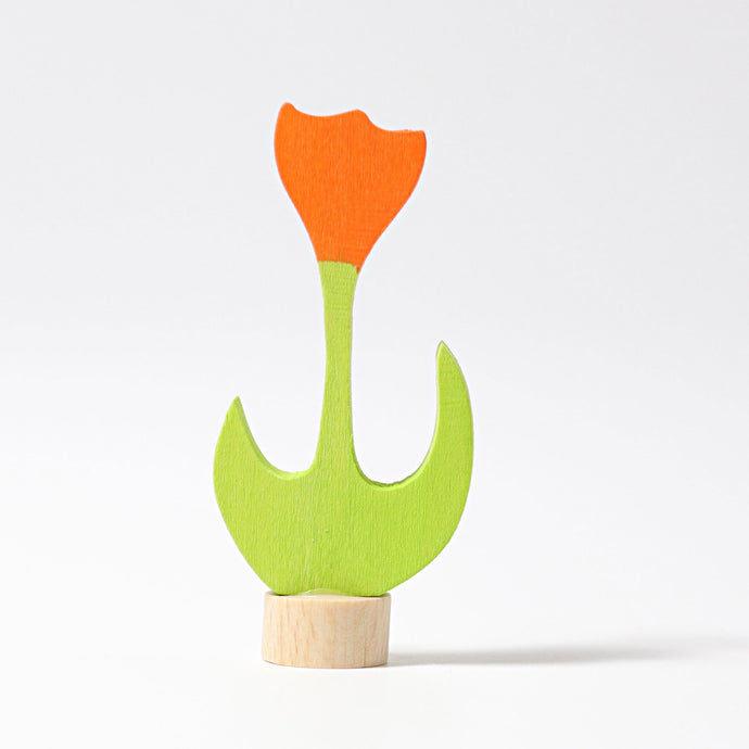 Stecker orangene Tulpe