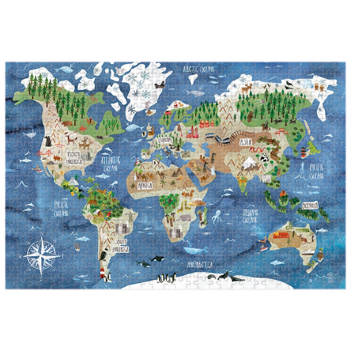 Londji Micropuzzle 600 Teile Discover the world