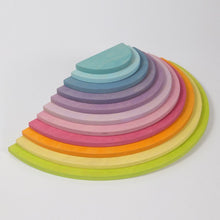 Große Halbkreise Bauplatten Pastell