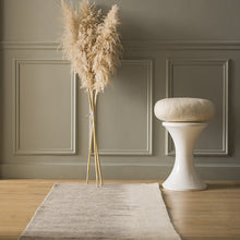 Long Brush rug natural - light stone